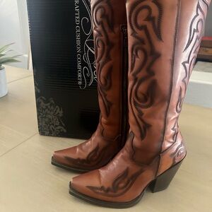 Dan post seductress over the knee leather boots size 7